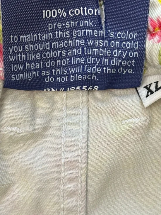 Big Bud Press Trousers Vintage Wallpaper Floral Print Pants Women’s Size XL - Picture 11 of 11